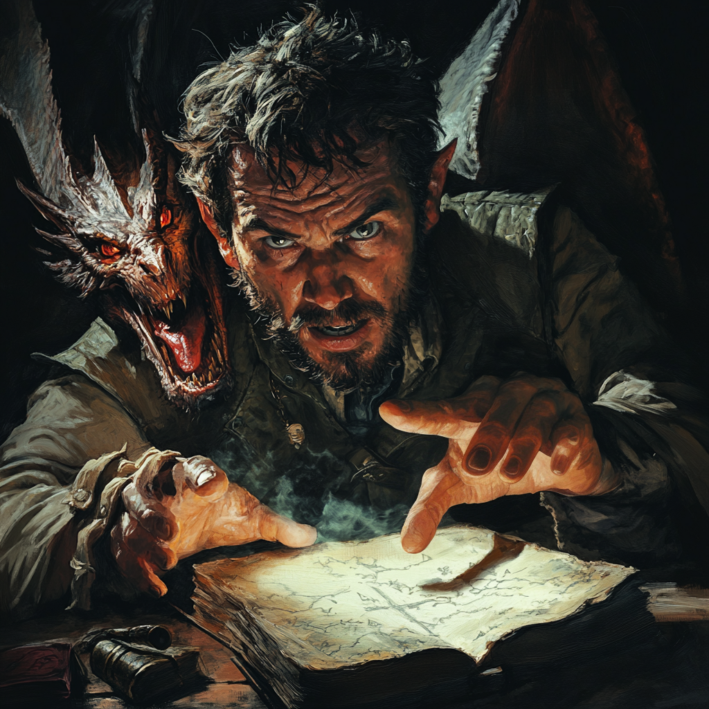 Fantasy artwork from the original Auto DM project